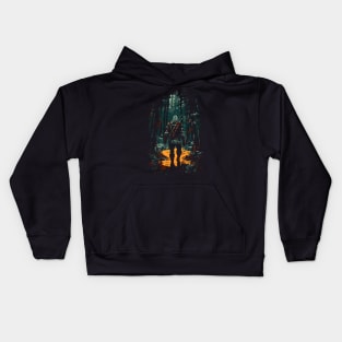 Geralt vs The Swamp Monster Kids Hoodie